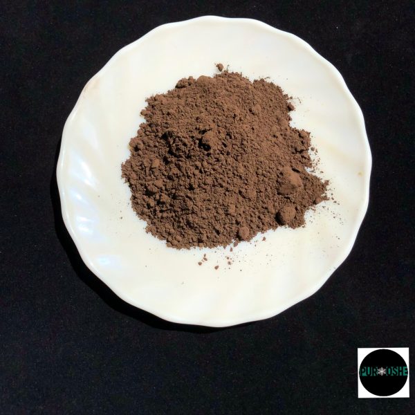 رنگ پودری قهوای در بسته بندی ۲۵۰ گرمی
