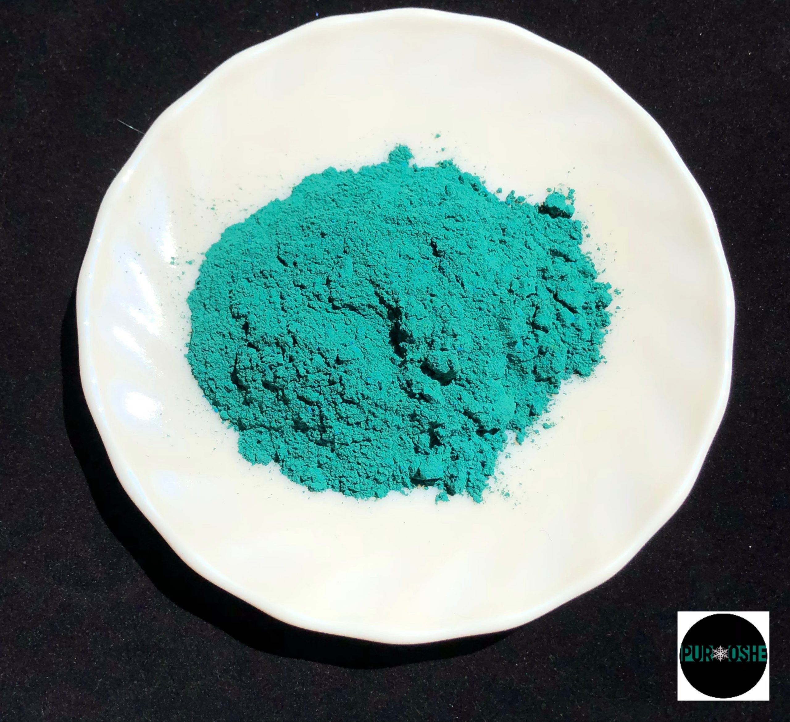 رنگ پودری سبز کله غازی در بسته بندی ۲۵۰ گرمی