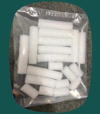 فوم گلجای وفوم جاشمعی کوچک / بزرگ بسته بندی 20 عددی