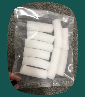 فوم گلدان مراکشی بزرک /چروک نیم تنه بسته بندی ۱۰ عددی سایز ۲ سانت